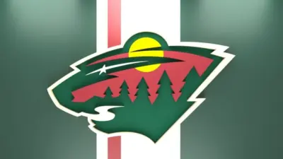 Emblem of the Minnesota Wilds. The Minnesota Wilds are a professional ice hockey team in the NHL. Logo for presentation or infographics. 3D render. 3D Illustration