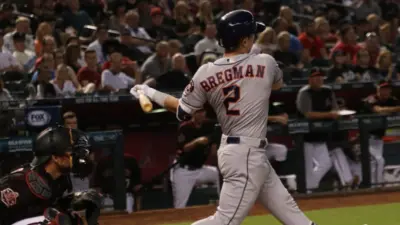 Alex Bregman infielder for the Houston Astros at Chase Field in Phoenix^Arizona USA May 4^2018.