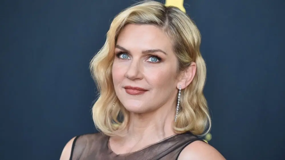 Rhea Seehorn arrives for HCA TV Awards on August 13^ 2022 in Beverly Hills^ CA.