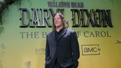 Norman Reedus attend the photocall Premiere to the "The Walking Dead: Daryl Dixon" at Plaza de Callao on October 02^ 2024 in Madrid^ Spain.