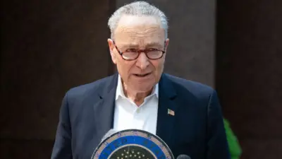 US Senator Chuck Schumer at 780 3rd Avenue New York^ NY - May 10^ 2020