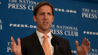 Senator Ben Sasse speaks to a luncheon at the National Press Club Washington^ DC/United States - October 31^ 2018