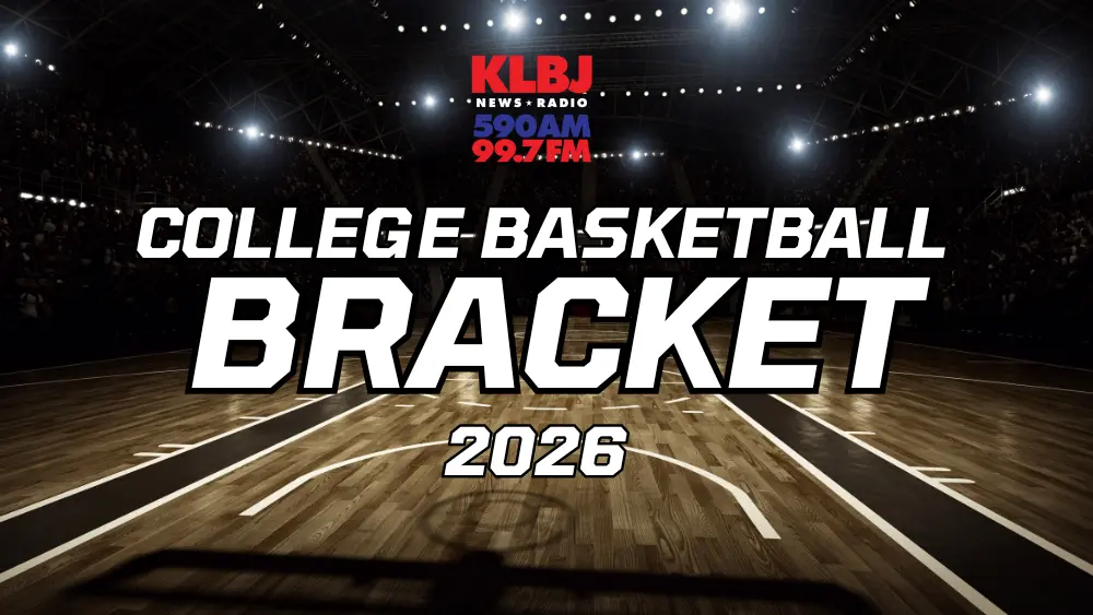basketball bracket 2026 header klbjam news radio austin