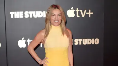 Kit Hoover at the premiere for The Studio at the Academy Museum of Motion Pictures. Los Angeles^ CA. 02MAR2025