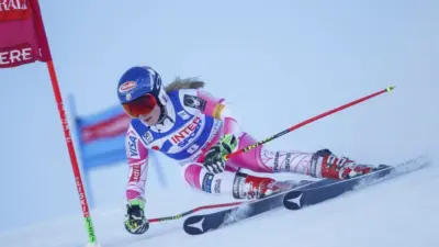 Mikaela SHIFFRIN (USA) in action during the FIS World Cup - Ladies' Giant Slalom held in SESTRIERE^ Italy - December 10^ 2016