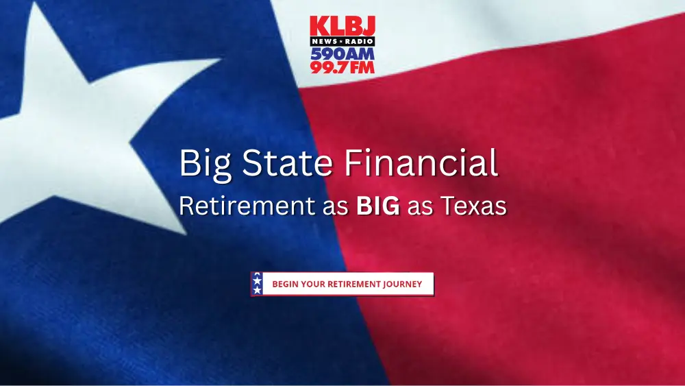 news radio KLBJ big state financial show 2026 header