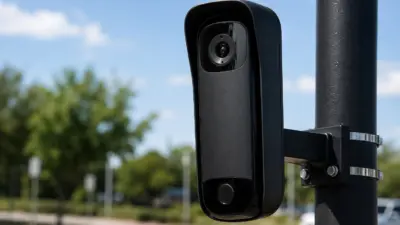 AI-generated photo of a generic surveillance camera,
