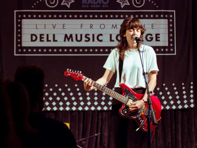 Courtney Barnett in the Dell Music Lounge