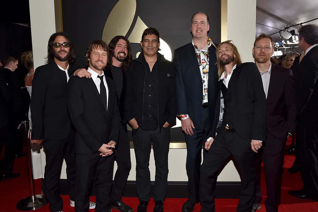 Foo Fighters and Nirvana members at the Grammy Awards