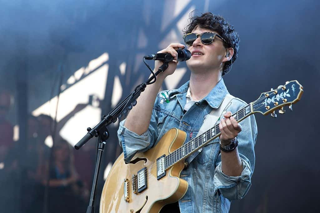 Frontman Ezra Koenig Singing