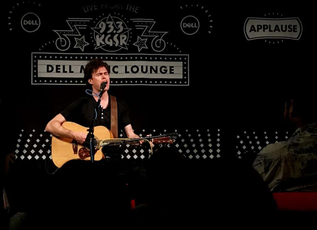 Vance Joy in the Dell Music Lounge