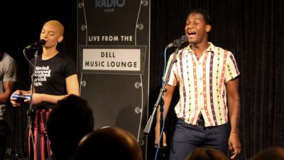 Leon Bridges in the Dell Music Lounge