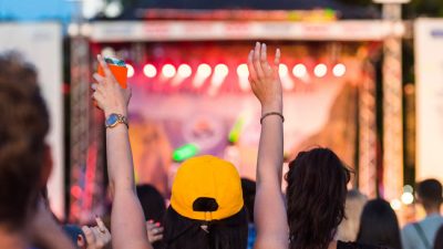 Fans at KGSR's Blues on the Green