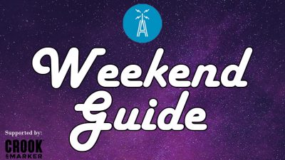 weekend guide supported by crook and marker