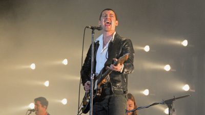 Alex Turner of Artic Monkeys performs at Sziget festival on August 14, 2018 in Budapest, Hungary.