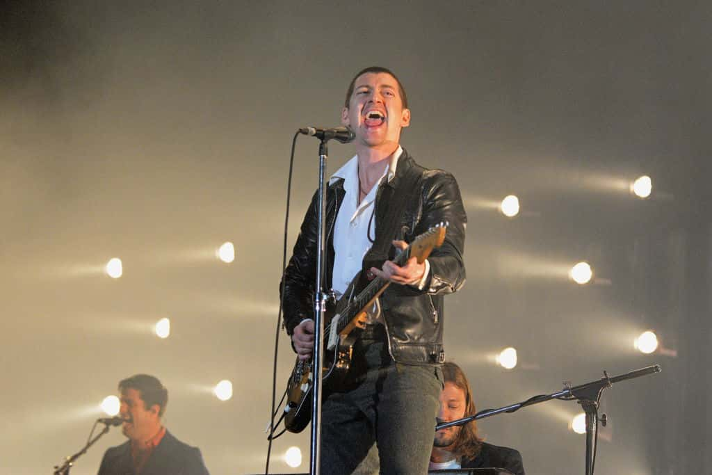 Alex Turner of Artic Monkeys performs at Sziget festival on August 14, 2018 in Budapest, Hungary.