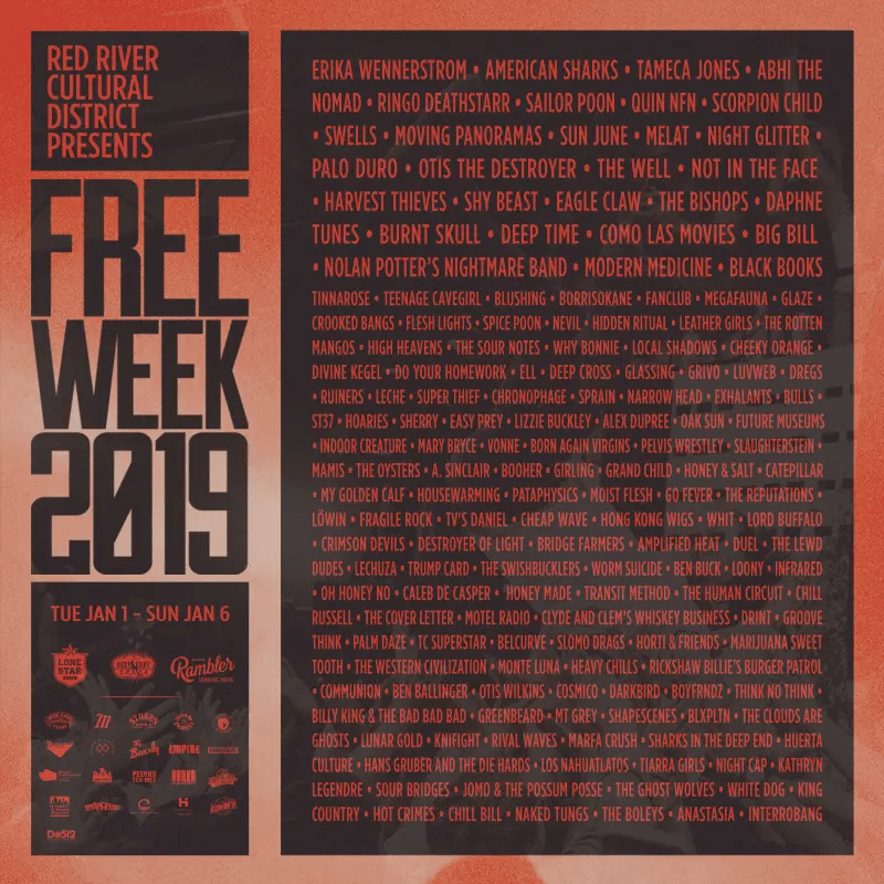 Free Week lineup