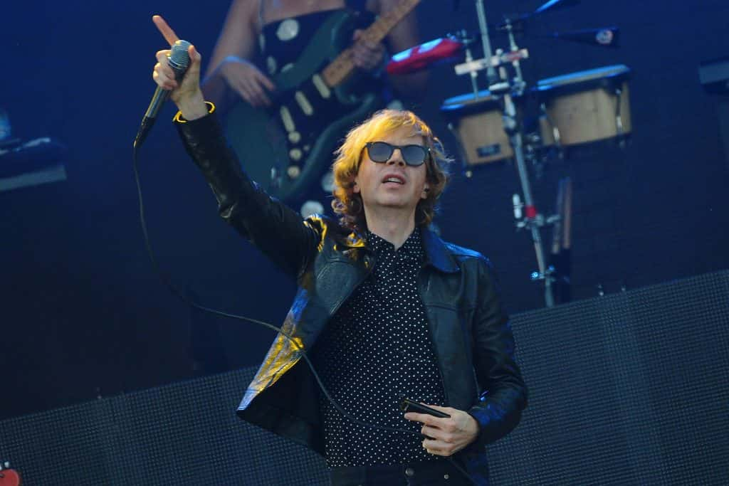 Beck on stage