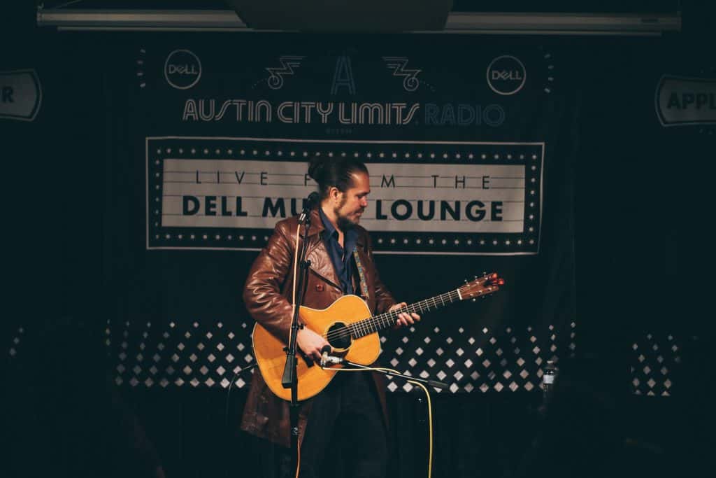 Citizen Cope performing in the Dell Music Lounge