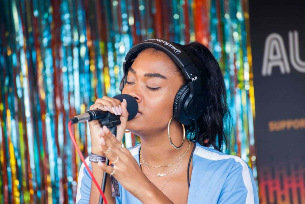 Amber Mark Performing Backstage for Austin City Limits Radio KGSR during the Austin City Limits Music Festival