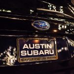 Austin City Limits Radio Starry Night Featuring Shakey Graves and Moon Taxi: License Plate that says "Austin Subaru"
