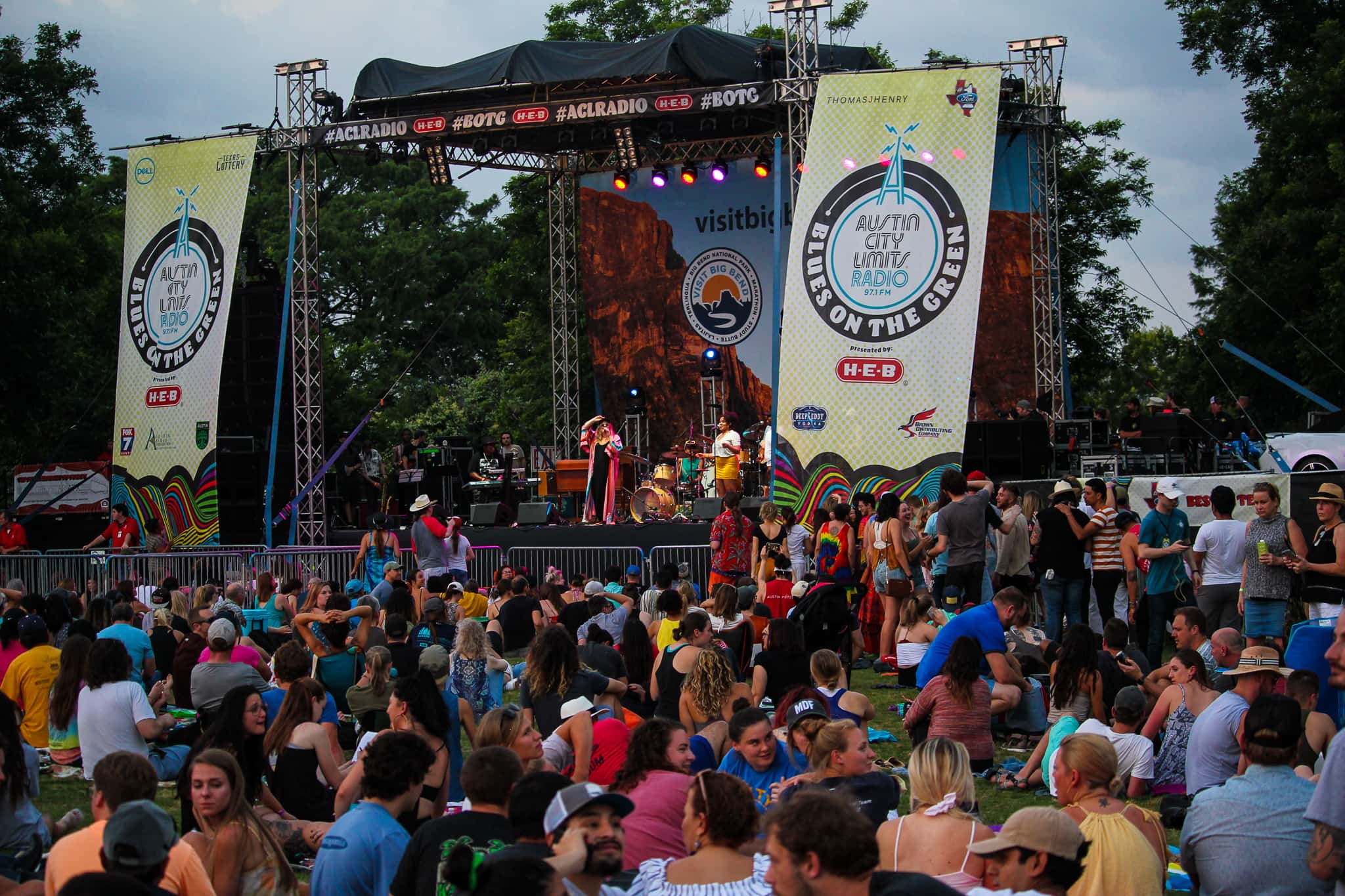 Jamestown Revival and Sir Woman at Blues on the Green Austin City