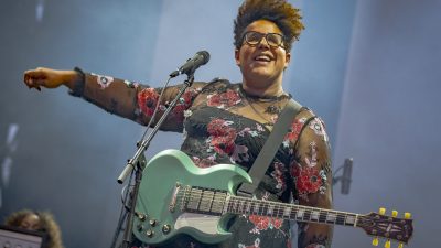 Brittany Howard singing on stage