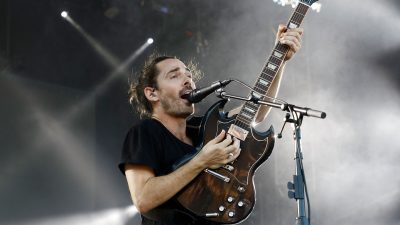 Local Natives Singer Onstage