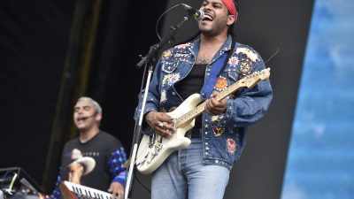 Twin Shadow performing at ACL Music Festival