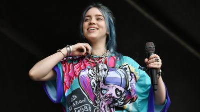 Billie Eilish on stage