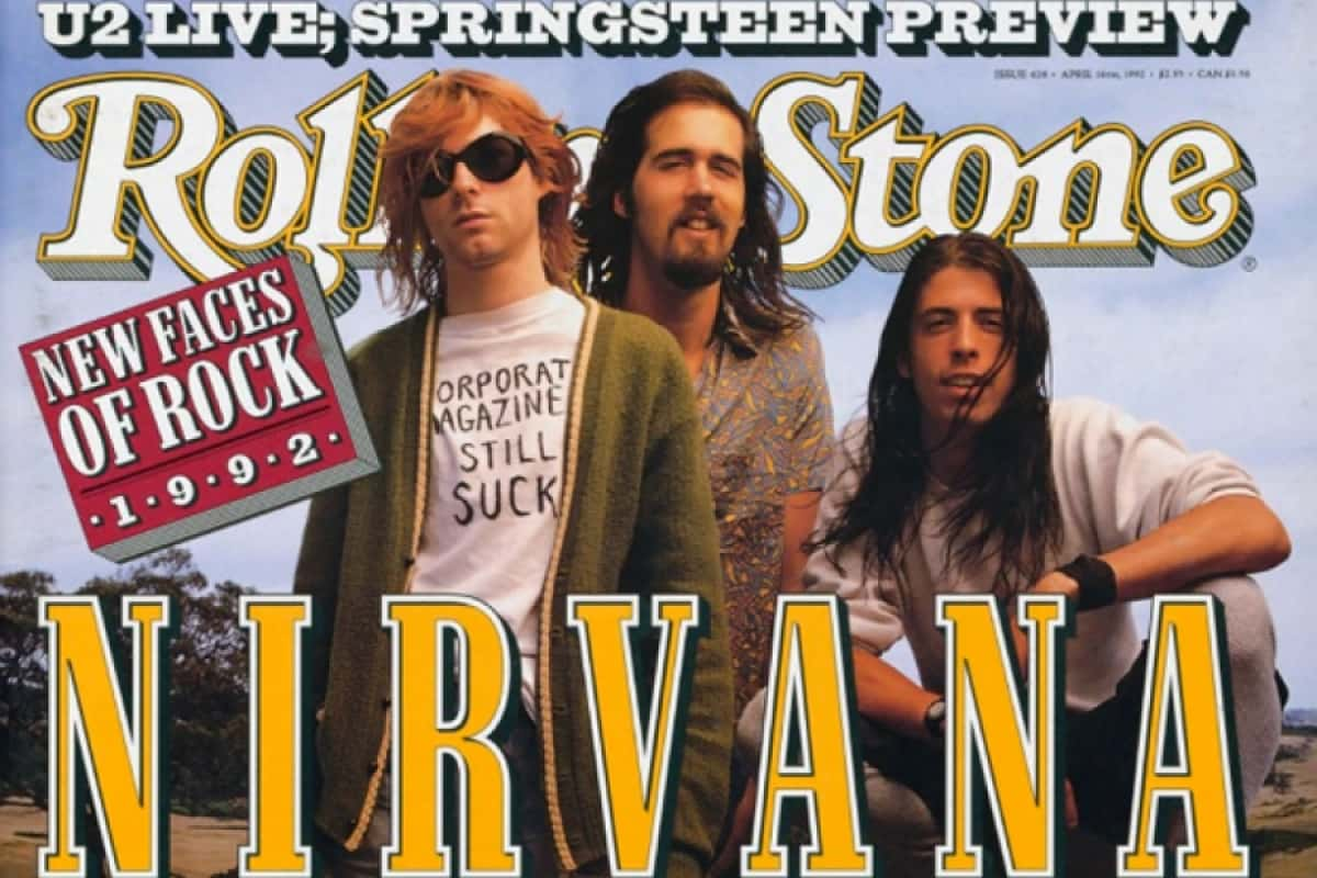 rolling stone cover with nirvana