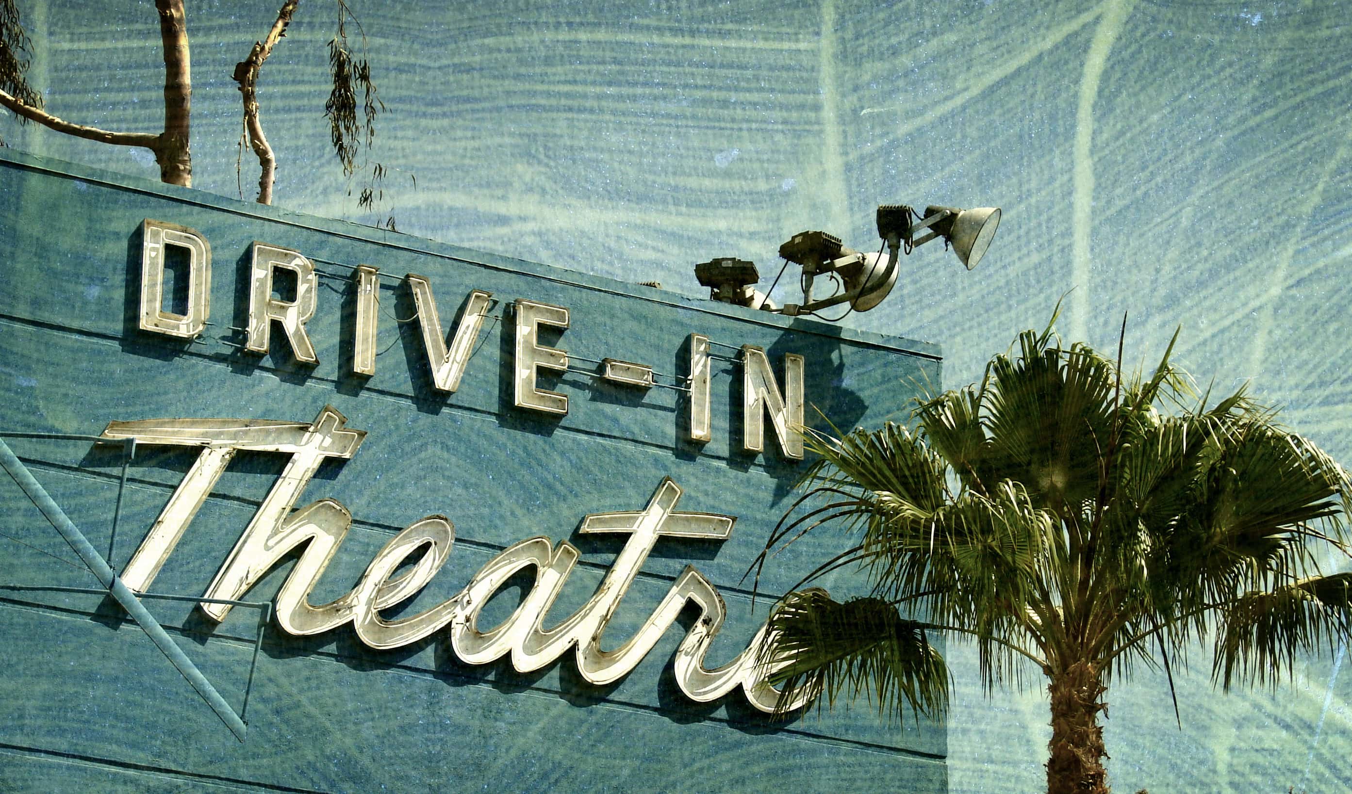 drive in theatre sign