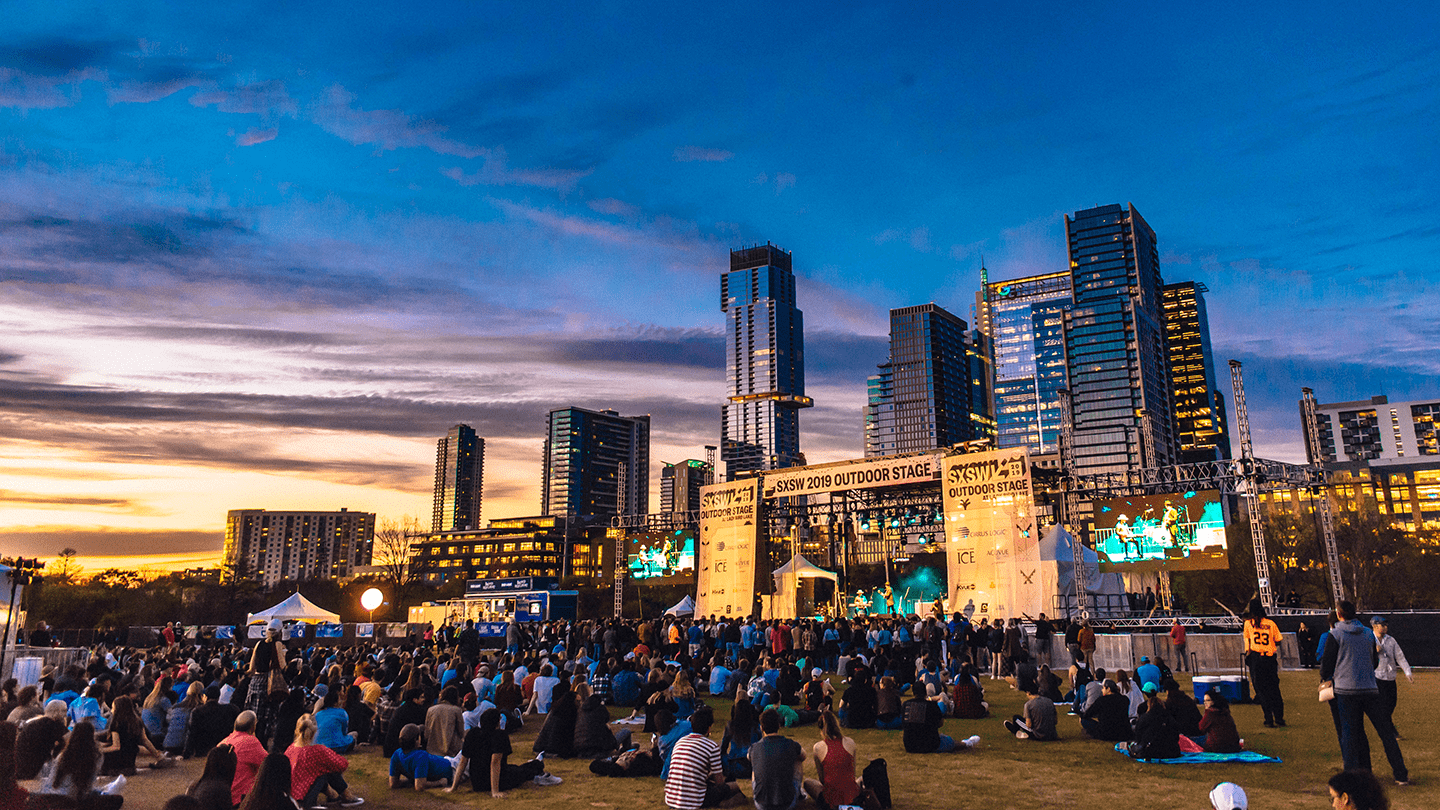 outdoor stage at sxsw 2019