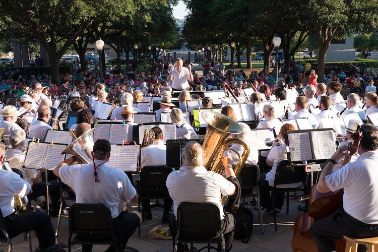 Austin Symphonic Band performing