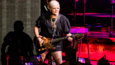 Natalie Maines of The Chicks performs