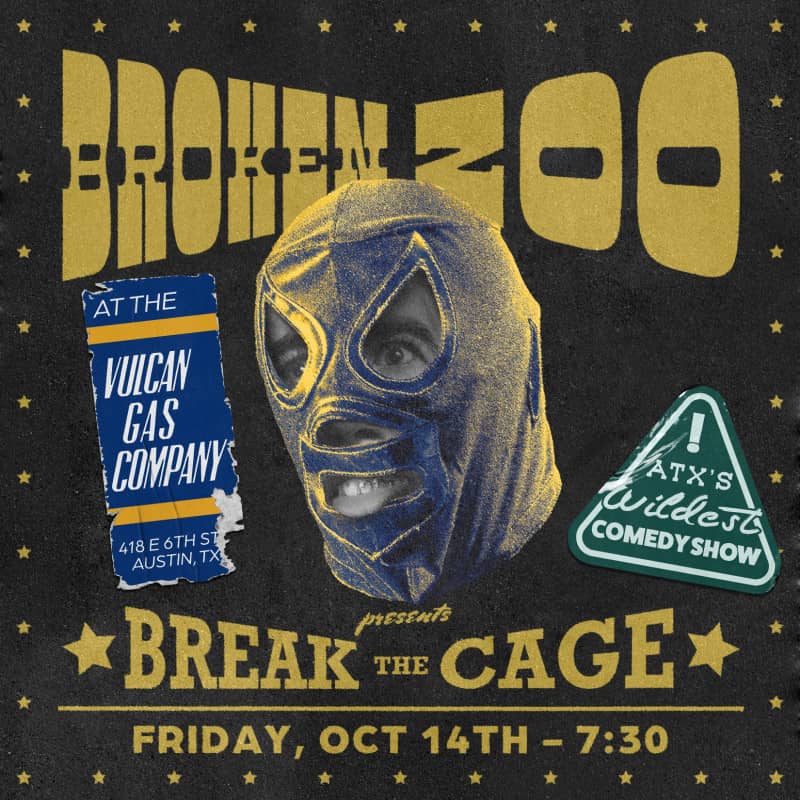 Break the Cage flyer