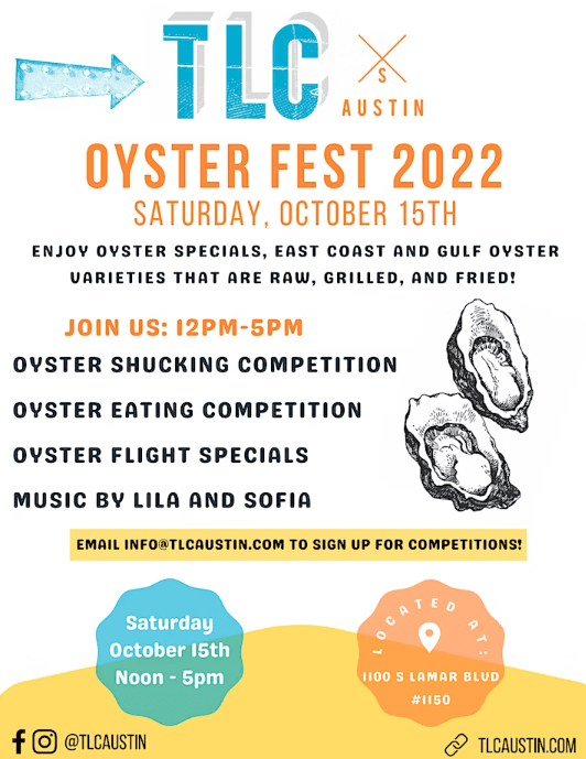 TLC Oyster Fest flyer