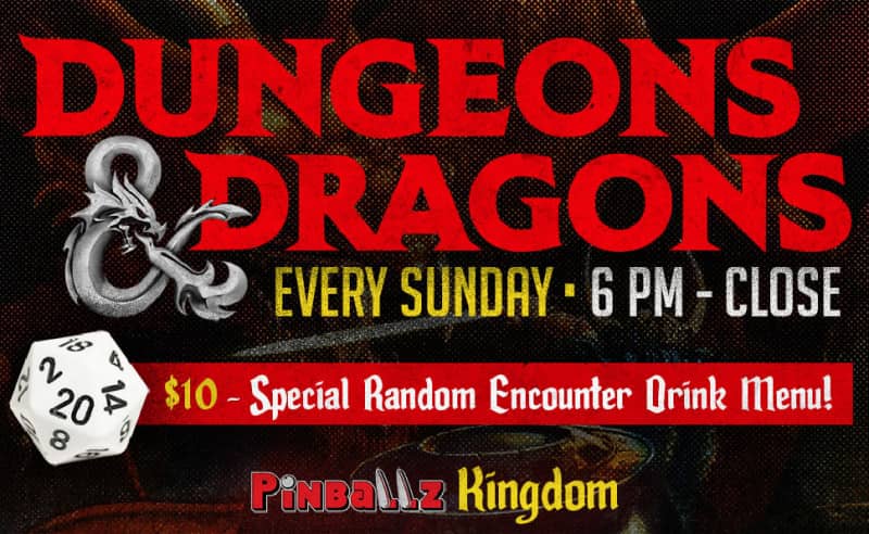 Dungeons and Dragons Flyer
