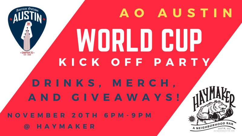 Austin World Cup Kickoff Party flyer