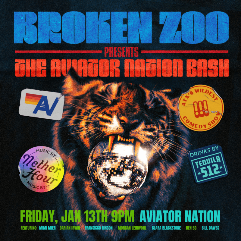 Broken Zoo Friday the 13th flyer