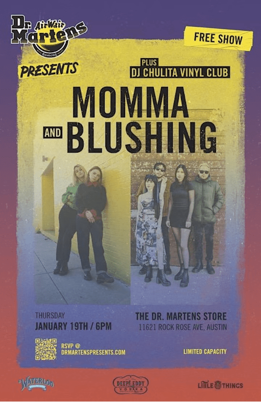 Momma and Blushing flyer
