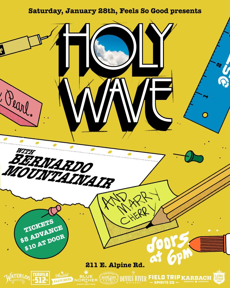 Holy Wave flyer