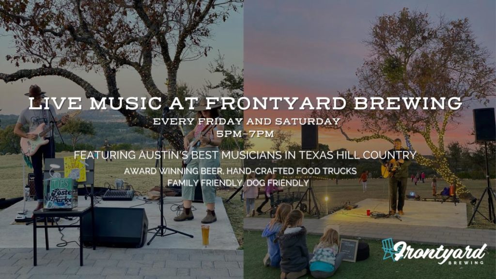 Live Music at Frontyard flyer
