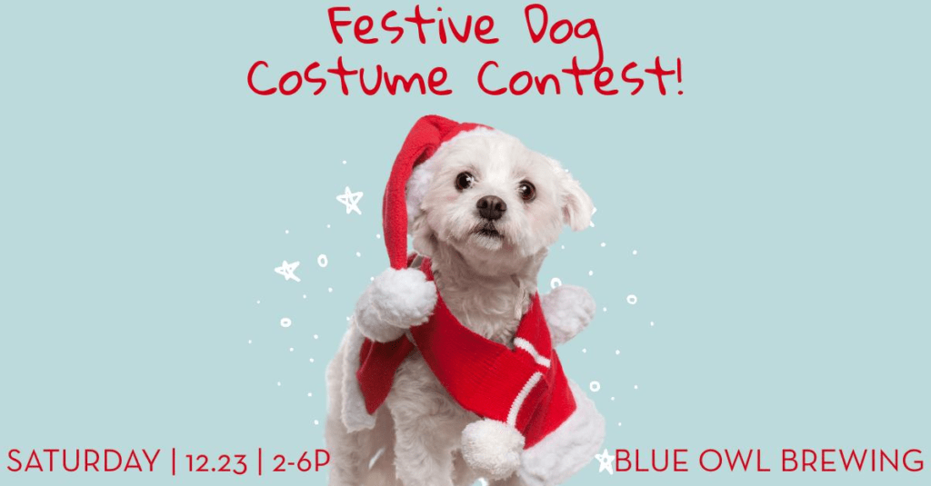 Blue Owl Brewing Dog Costume Contest Flyer