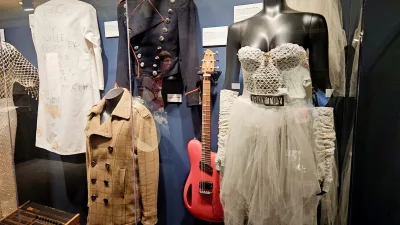 Austin Museum with Willie Nelsons Boots + Taylor Swifts Guitar