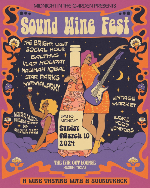 Sounds Live Wine Fest Flyer