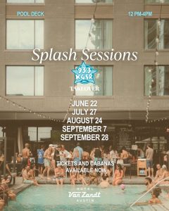 Splash sessions poster