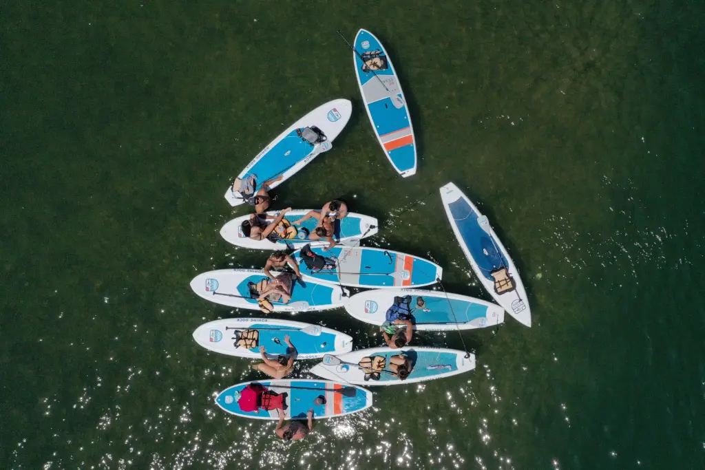 Paddle boarding