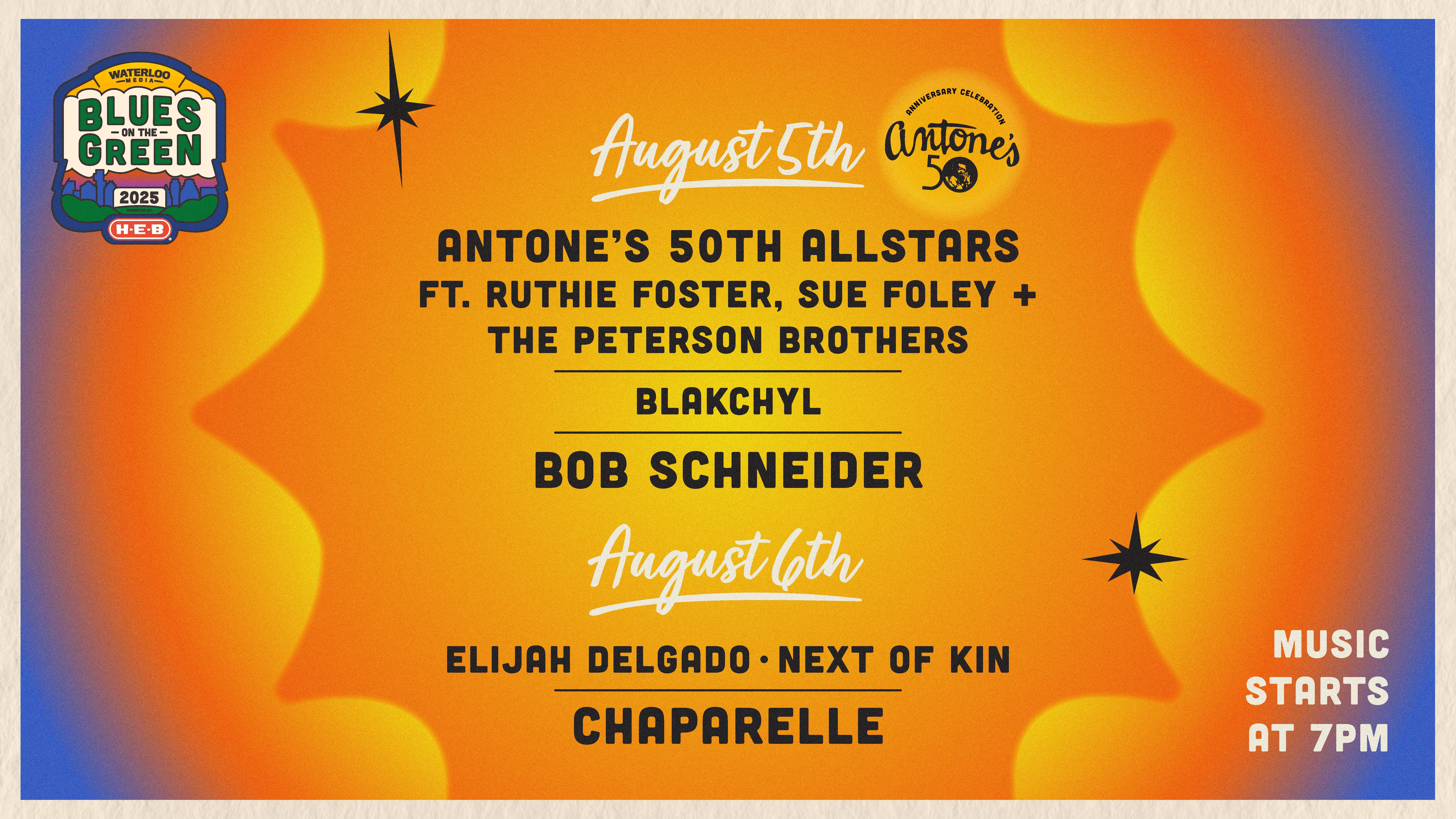 Blues on the Green Lineup 2025