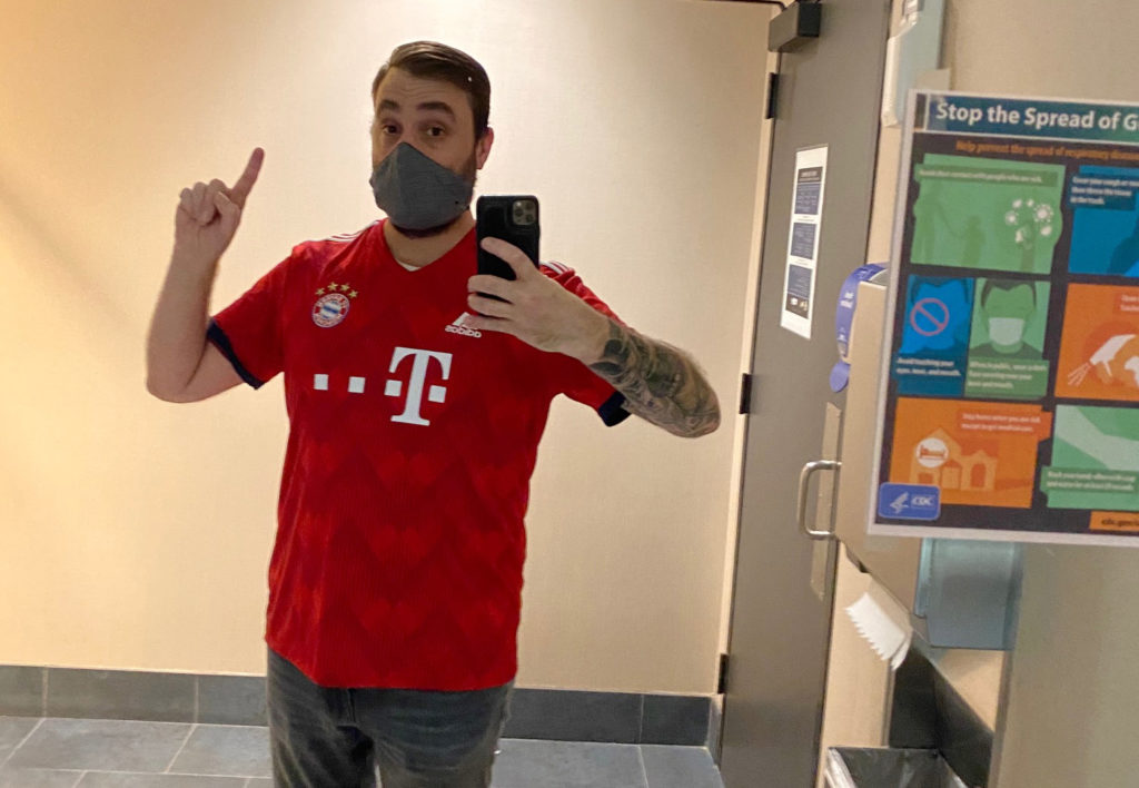 cj morgan in bayern munich jersey